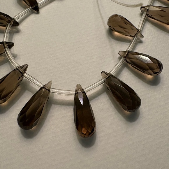 Smokey quartz beads - 25 beads - Picture 4 of 11